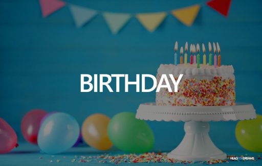 Dream about a birthday