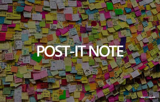 Dream about post-it notes