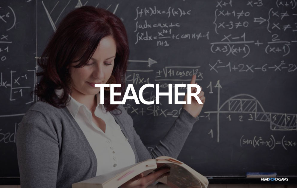 Dream about a teacher