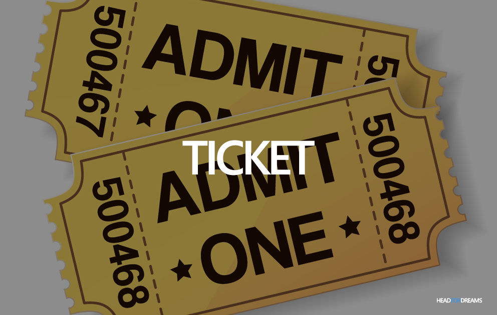 Dream about a ticket